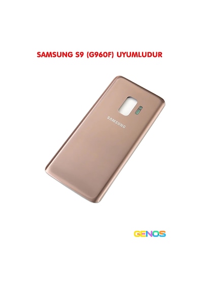 Samsung Galaxy Uyumlu S9 G960f Arka Cam Kapak Batarya Pil Kapağı Gold Diğer