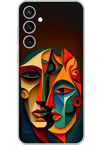 Samsung Galaxy S23 Fe Uyumlu Şeffaf Kılıf Tablo 6 Tasarımlı
