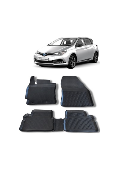 Toyota Uyumlu Auris Paspas 2013 2018 Arası 3D Havuzlu Wöller Paspas