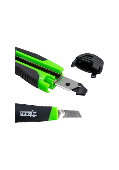 Leo Sx-82 Plastik Maket Bıçağı Yedek Uç Hazneli 18 Mm 2 Yedekli