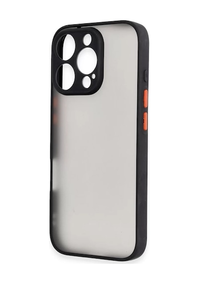 Newface Apple İphone 16 Pro Max Kılıf Montreal Silikon Kapak - Siyah