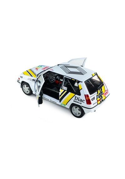 1:18 Ölçek Solido 1989 Renault 5 Gt Turbo Mk2 19 Diecast Metal Minyatür Model Araba 25cm