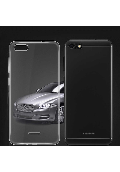 Noktaks - Xiaomi Uyumlu Xiaomi Redmi 6a - Kılıf Şeffaf Soft Slim Fitt Süper Silikon Kapak T8314 Şeffaf