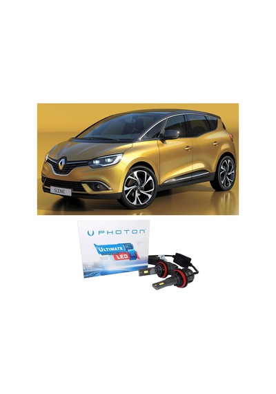 Renault Scenic Uzun Far Ampulü H1 Ultimate Yeni Seri Beyaz 2016-2023