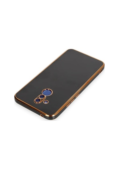 Mate 20 Lite Kılıf Volet Silikon - Siyah