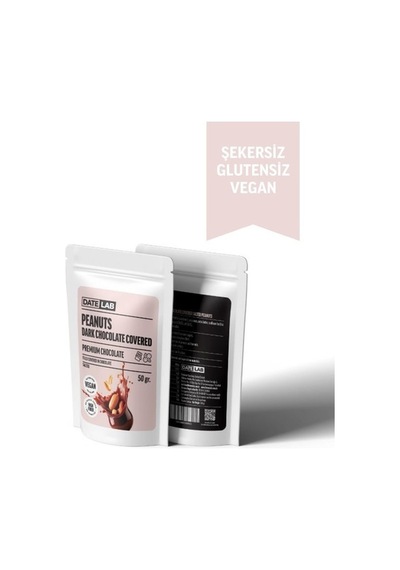 Hurmalab Şekersiz Çikolata Kaplı Yer Fıstığı 50g