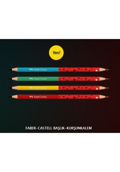 Faber Castell Başlık Kalemi ve Kurşun Kalem Çift Taraflı 10 Adet