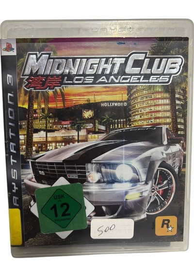 Sony Ps3 Minnight Clup Los Angeles Araba Yarışı 2.el Oyun Temiz