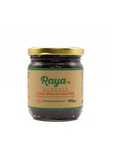 Organik Cevizli Siyah Zeytin Ezmesi 180 G