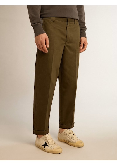 Golden Goose Erkek Pantolon Gmp01190-p000786-356741 Yeşil