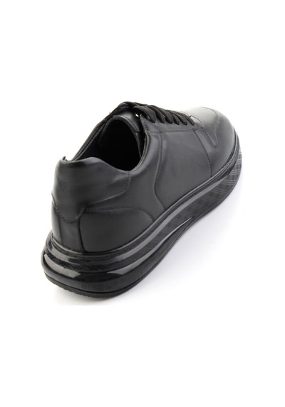 Bambi Siyah Napa Hakiki Deri Erkek Sneaker E01736060543