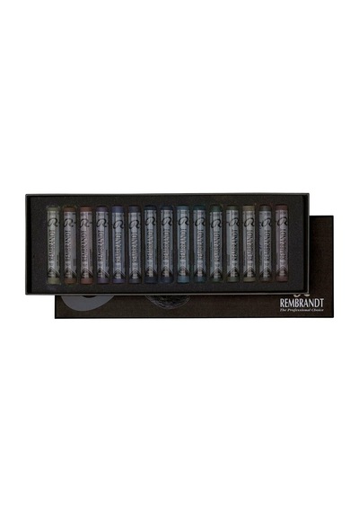 Rembrandt Soft Pastel Tam Boy 15Li Dark Colors