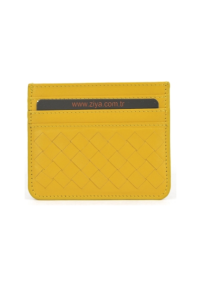 Ziya, Unisex Hakiki Deri Kartlık 1539852z06 Sarı 1539852z06 530 Sarı