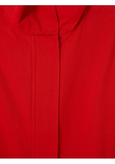 Lcw Everyday Kırmızı Dik Yaka Oversize Kadın Mont