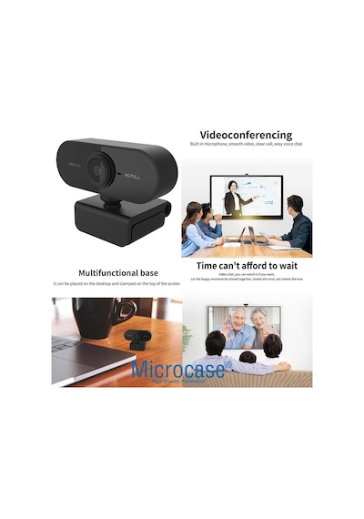 1080p 360 Dönerli Mandal Kıskaçlı Full Hd Webcam Kamera Zr811 - Al5148