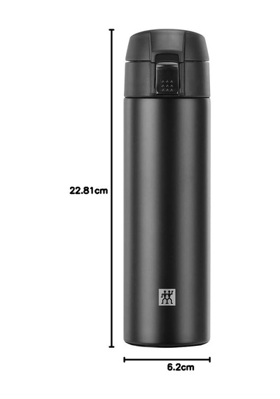 Tr Thermo Matara, 7 Saat Sıcak 12 Saat Soğuk Tutar, Paslanmaz Çelik, Siyah, 450 Ml Diğer