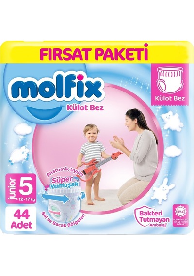 Molfix Külot Bebek Bezi 5 Numara Fırsat Paketi 44 Adet