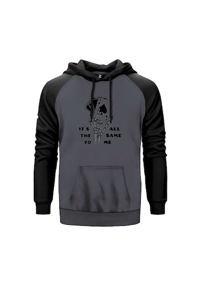 Motörhead Ace Of Spades Skull Gri Renk Reglan Kol Sweatshirt Gri