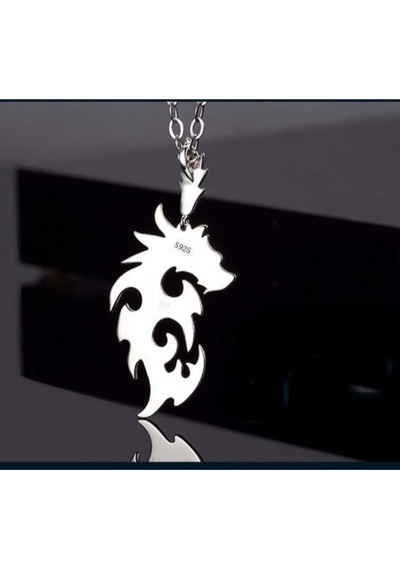 Brezza Lusso Jewelry Gümüş Kaplama Would Ejderha Kolye (311866166) 50 CM