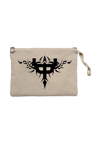 Judas Priest Figure Krem Clutch Astarlı Cüzdan / El Çantası Krem