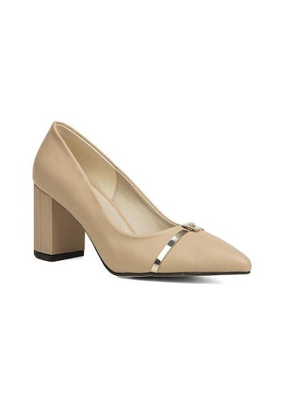 Pierre Cardin® | Pc-51203 - 3478 Krem - Kadın Topuklu Ayakkabı (556186243))