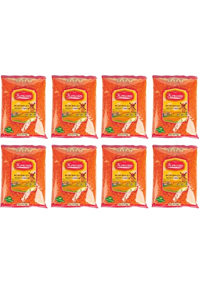Korcan Kırmızı Mercimek 8 x 1 KG