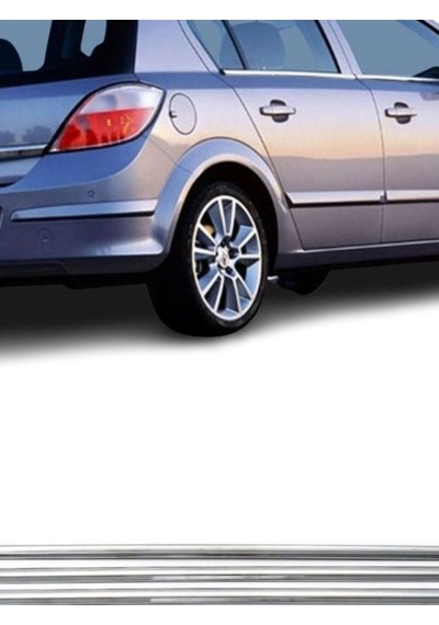 Opel Astra H Kasa Hb 2004-2011 Modeller Arası Krom Cam Çıtası 4 Parça Paslanmaz Çelik