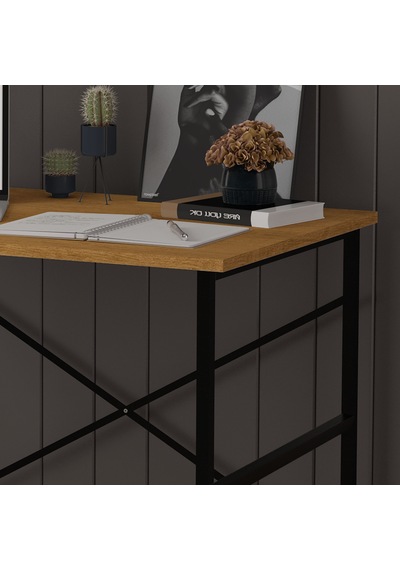 Asra Trend Metal Çalışma Masası METALÇM02 %100 MDF Bilgisayar Masası Petra
