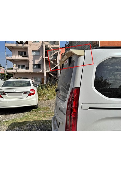 Yeni Combo Rifter Doblo 5 Berlingo Proace Yarasa Spoiler - Boyasız - Plastik