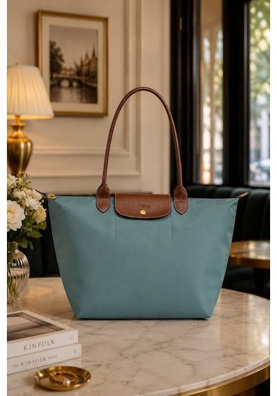 Longchamp Kadın Omuz Çantası L1899 089 Petrol Mavisi