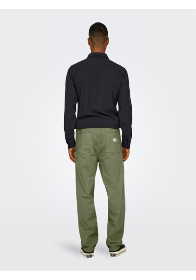 Only & Sons Onssınus Workwear Loose 0022 Pant Erkek Yeşil Eşofman Altı - 22029915 Yeşil