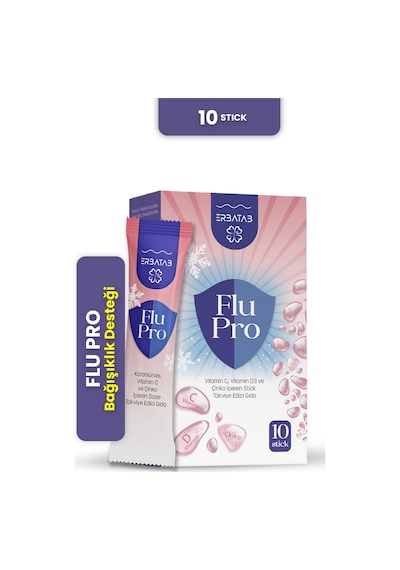 Flu-pro Vitamin C Vitamin D3 Çinko Ve Karamürver Eki 10 Stick