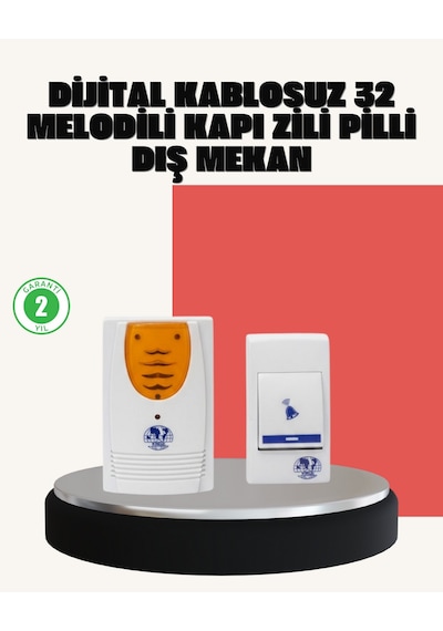 Drnds Wireless Kapı Zili Pratik Ve Zahmetsiz Günlük Kullanım