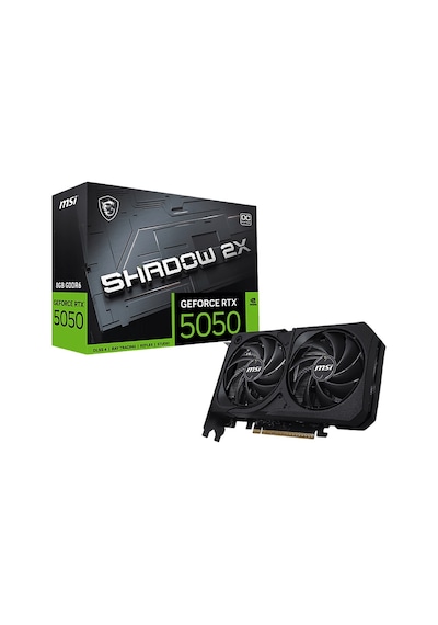 Msı Geforce Rtx 5050 8g Shadow 2x Oc Rtx5050 8gb Gddr6 128b Dx12 Pcıe 5.0 X16 3xdp 1xhdmı Ekran Kartı