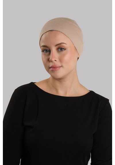Hürrem Bone Bej Pratik Hazır Geçmeli İç Bone Viskon Fileli Nefes Alabilen 3014 12
