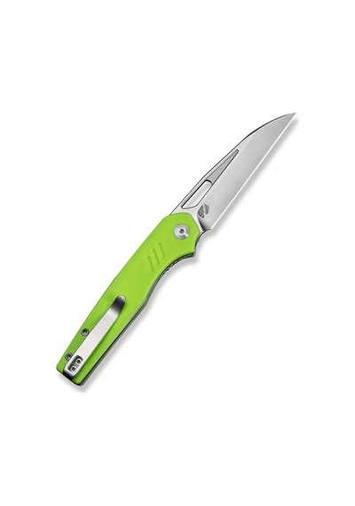 Civivi Guile Front Flipper & Thumb Hole Knife Green G10 Handle Satin Finished Kamp Çakı Yeşil