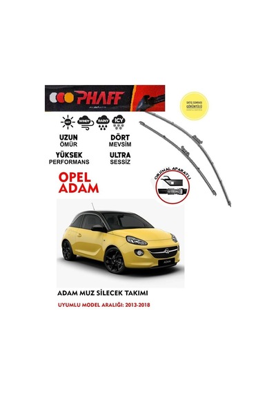 Opel Adam 2017 Uyumlu Modelsilecek Takımı Araca Özel Aparat