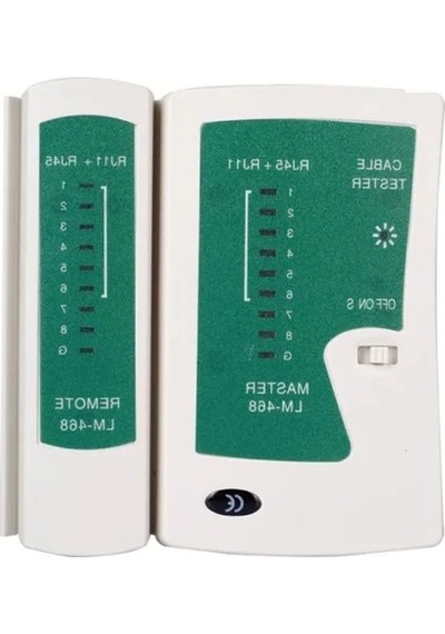 Lüks Kablo Test Cihazı - Rj-45, Rj-11 Destekli