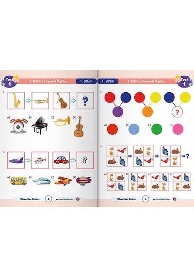 Çocuk Akademi Bilsemde Başarı Kitabı-1. Sınıf