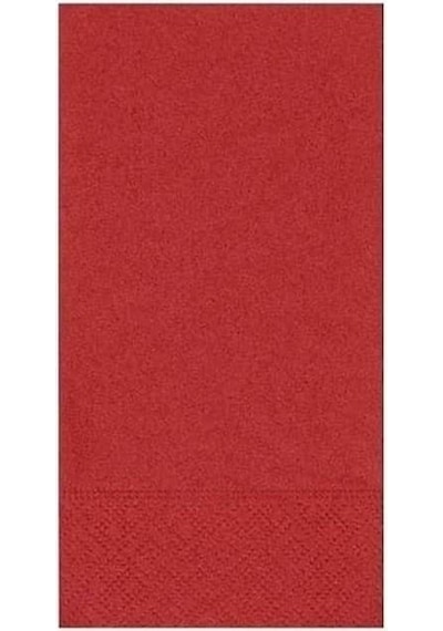 Omnipazar 33 x 33 CM 1/8 Garson Katlama Servis Peçetesi 100 Adet Kırmızı