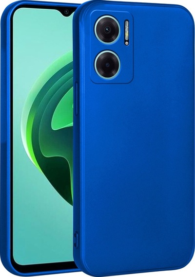 Xiaomi Redmi Note 11e Kılıf Zore Premier Silikon Kapak Saks Mavi