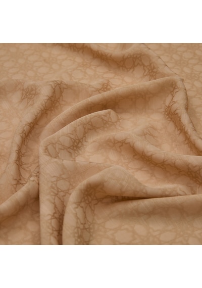 İpekevi Monogram 4 Mevsim Eşarp - 4358 Camel