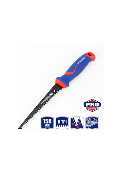 Workpro Wp215017 150mm Hızlı Kesim Profesyonel Bı-metal Alçıpan Testeresi