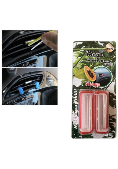 Meys Papaya Kokulu Oto Araba Kalorifer Petek Kokusu Clips