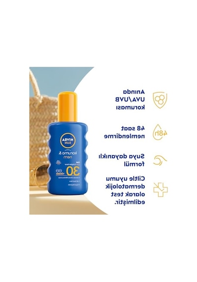 Güneş Koruyucu Ve Nemlendirici Vücut Spreyi, Spf30, 200 Ml