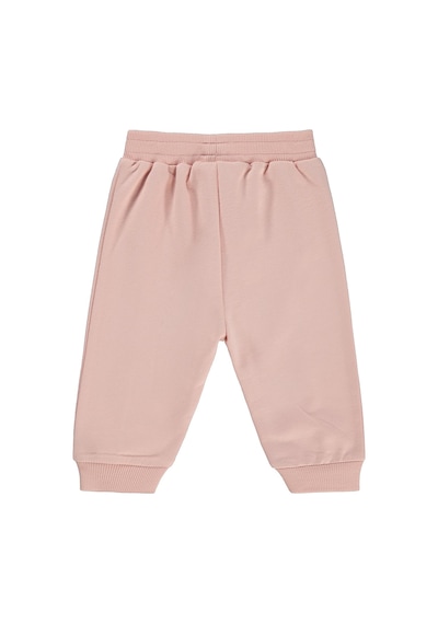 Civil Baby Civil Basic Kalp Etiketli 6-18 Ay Eşofman Altı - Pembe Pudra Pembesi