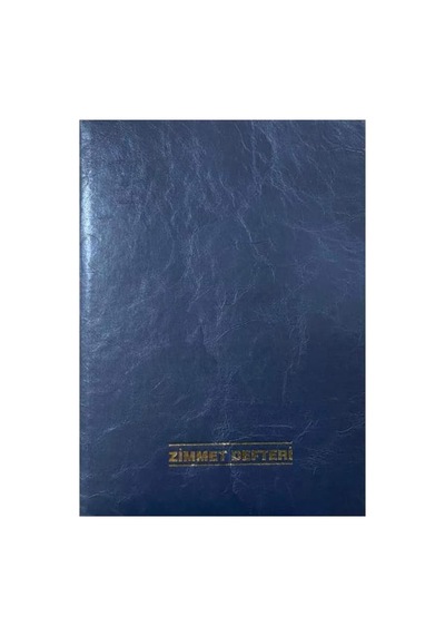 Zimmet Defteri Suni Deri 100 Yaprak 21x30 Çok Renkli