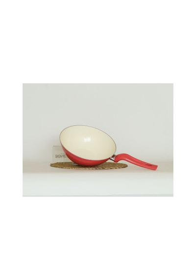 Wok Tava 24 Cm Pembe - Sebze, Et, Tavuk, Sote Ve Noodle Yemekleri İçin
