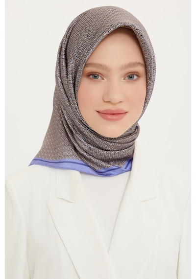 Armine Sura İpek Eşarp 8733d-36 Mavi