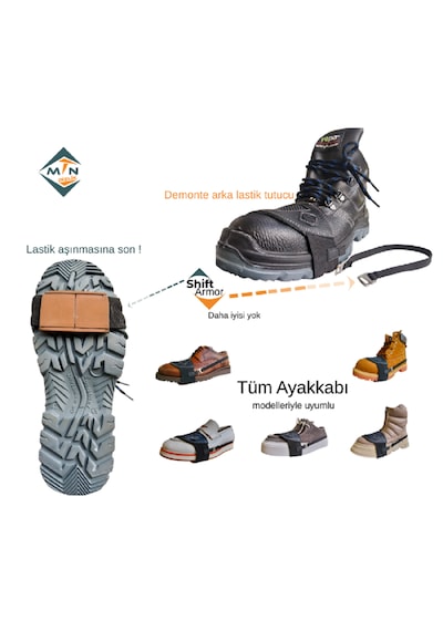 Mtndizlik Shiftarmor Motosiklet Ayakkabı Koruyucu ,vites Ayakkabı Koruyucu,motorcycle Shoe Protector,motosiklet Deri Aksesuar %100 Doğal Deri Tekbeden